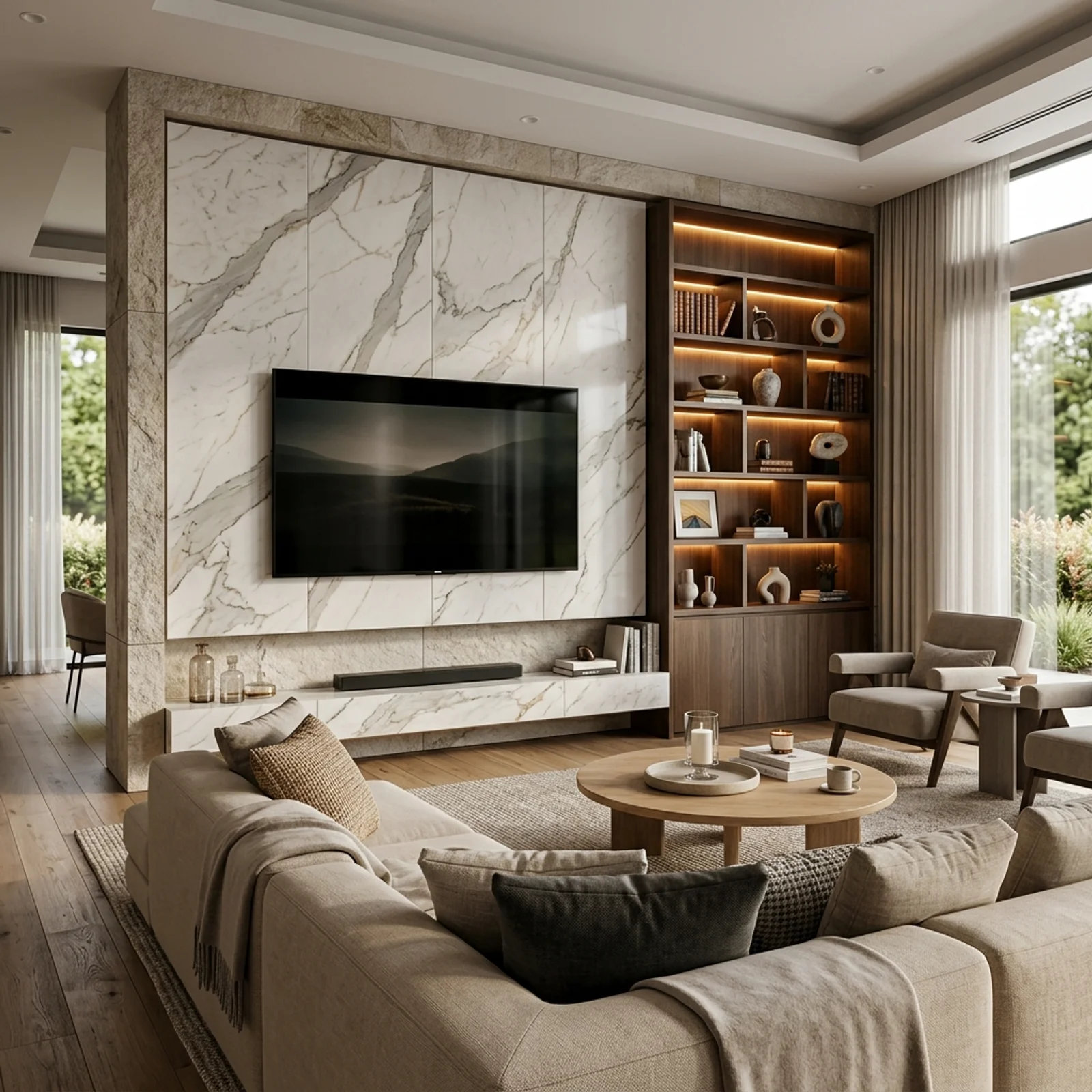 Interior premium modern sebagai representasi project MKI